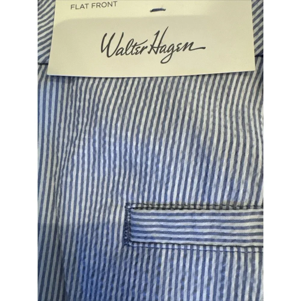Walter Hagen Shorts Men's Blue Striped 9